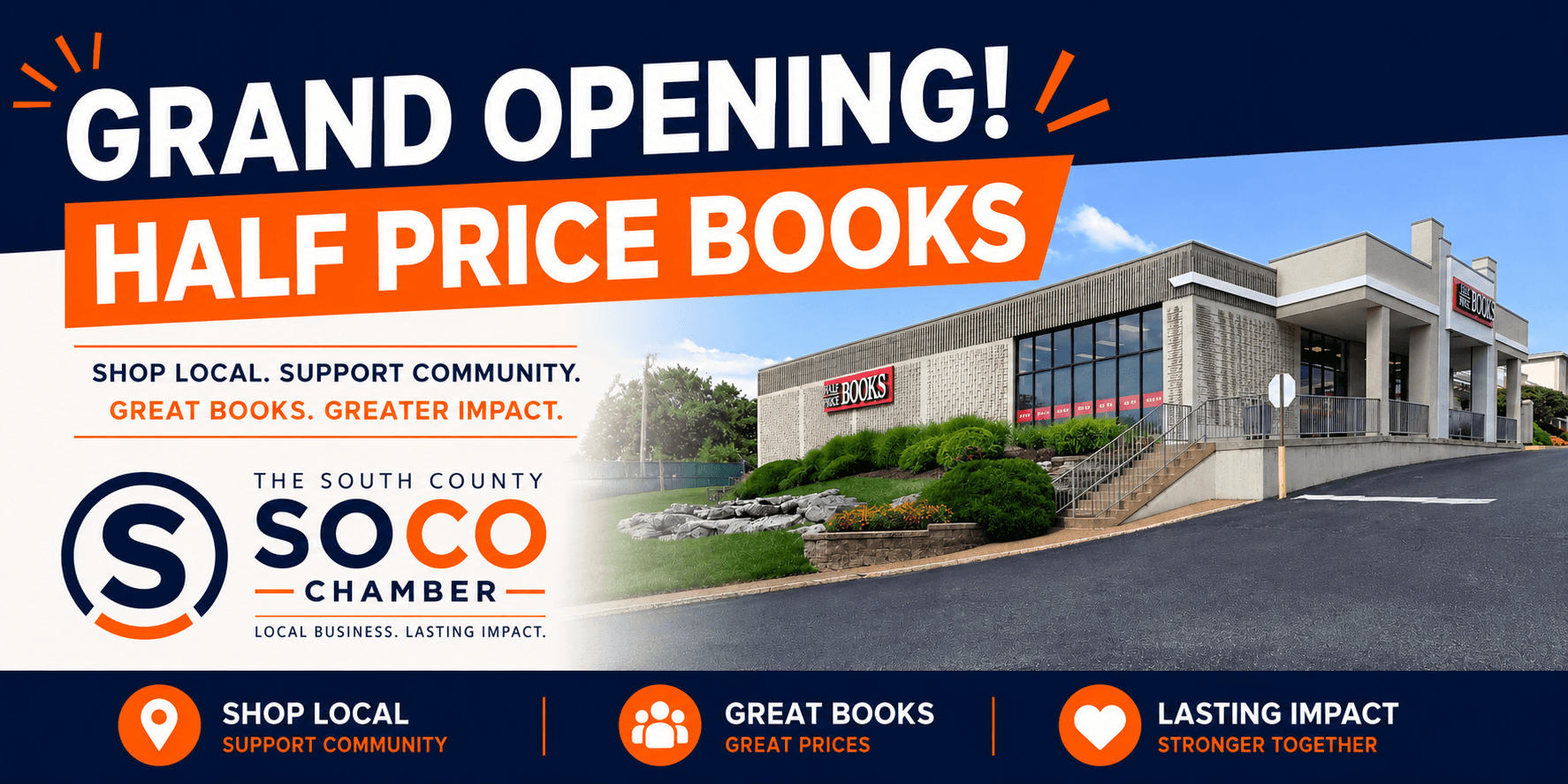 Half Price Books Grand Opening Ribbon Cutting