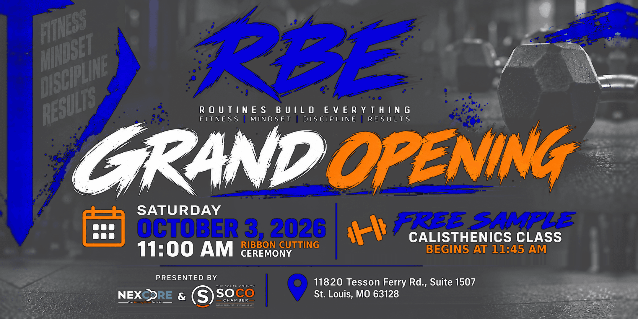 RBE Fitness Grand Opening: Ribbon Cutting & Free Community Workout